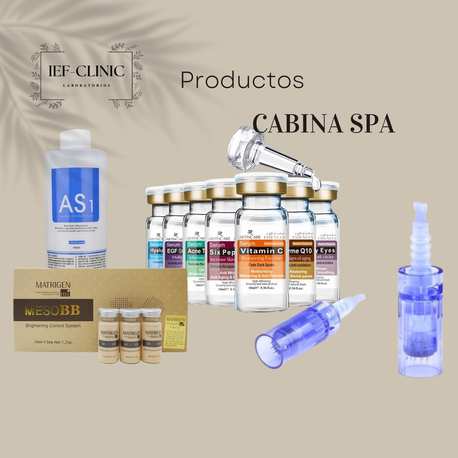 PRODUCTOS PARA CABINA SPA