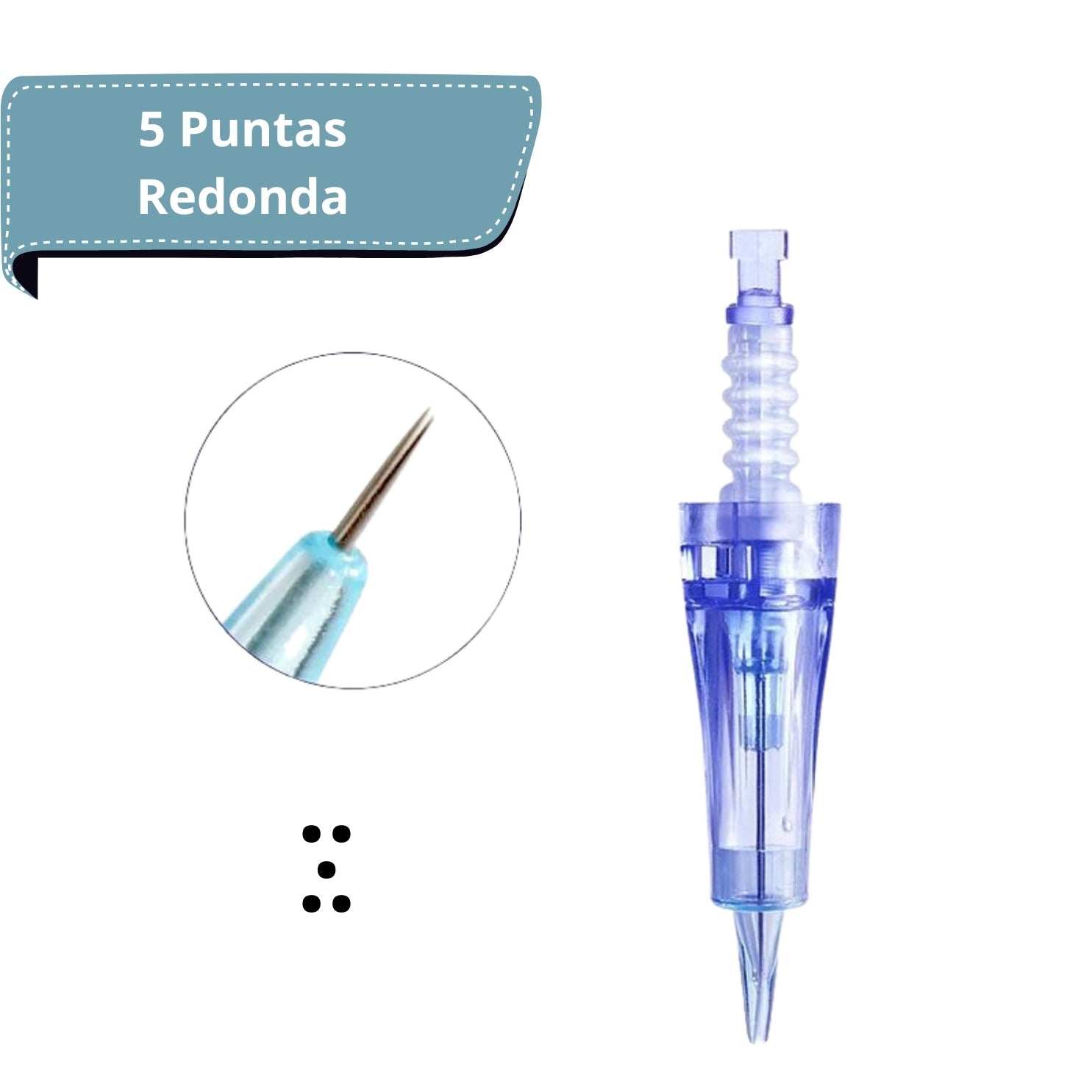 CARTUCHO AGUJA PARA DERMAPEN DR PEN TIPO BAYONETA MODELOS A1 A6 M7 M5 E30 N2