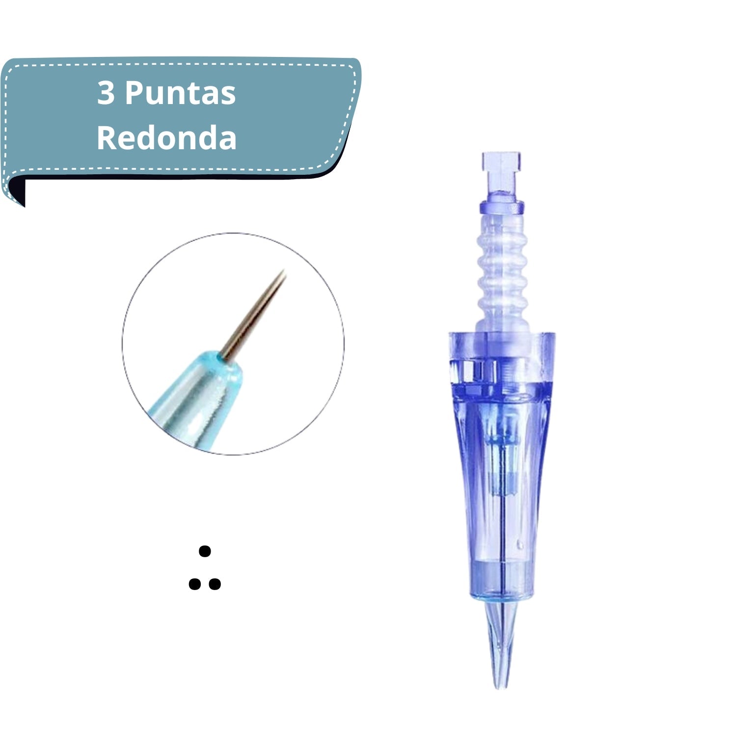 CARTUCHO AGUJA PARA DERMAPEN DR PEN TIPO BAYONETA MODELOS A1 A6 M7 M5 E30 N2