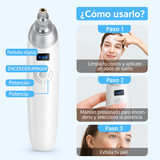 EQUIPO DERMOABRASION PORTATIL BATERIA RECARGABLE PUNTOS NEGROS