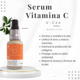 V-C20 SERUM CON VITAMINA C VITAMINAS Y BLOQUEDOR SOLAR