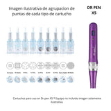 CARTUCHO AGUJA DR PEN X5 TIPO TORNILLO