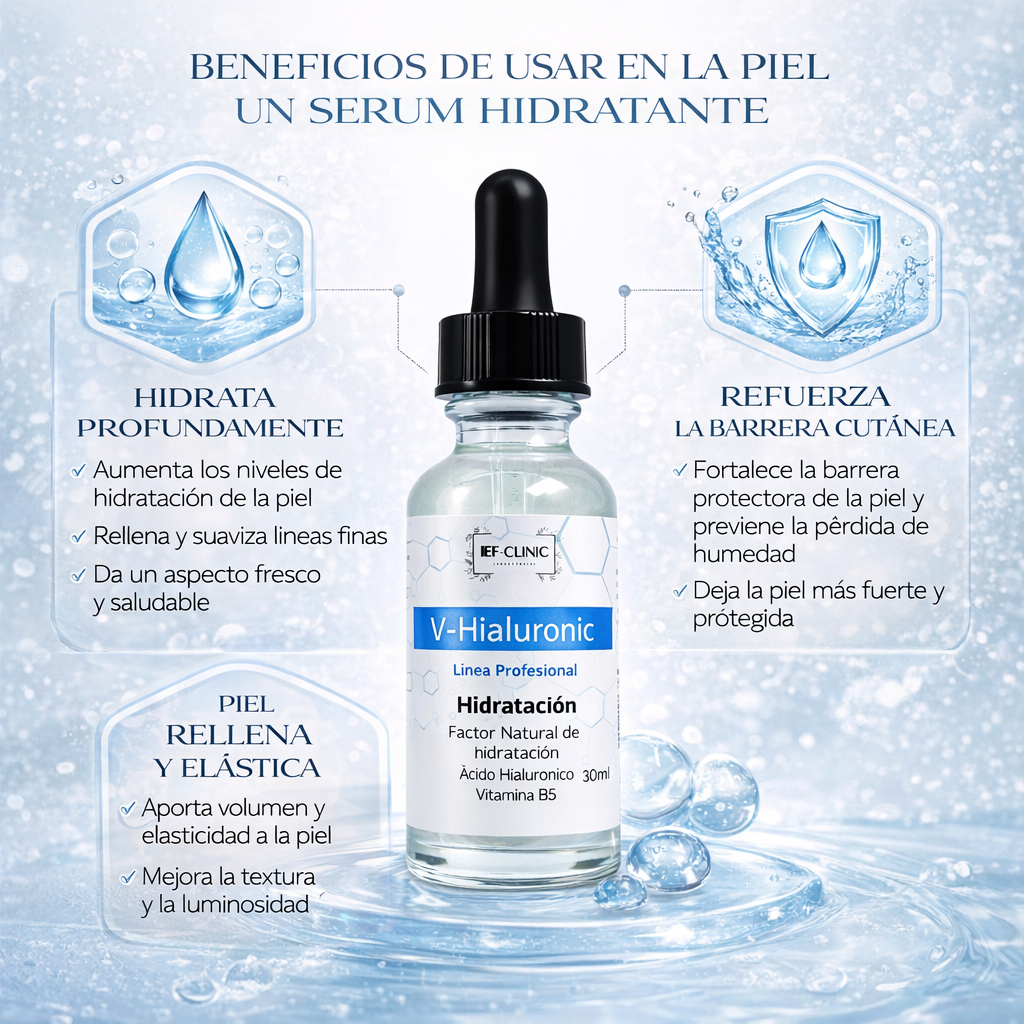 V-HIALURONIC SERUM 30ML HIDRATACION ACIDO HIALURONICO